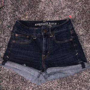 High Waisted American Eagle Jean Shorts